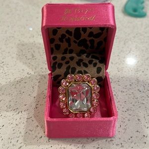 Vintage Betsey Johnson Pink Statement Ring